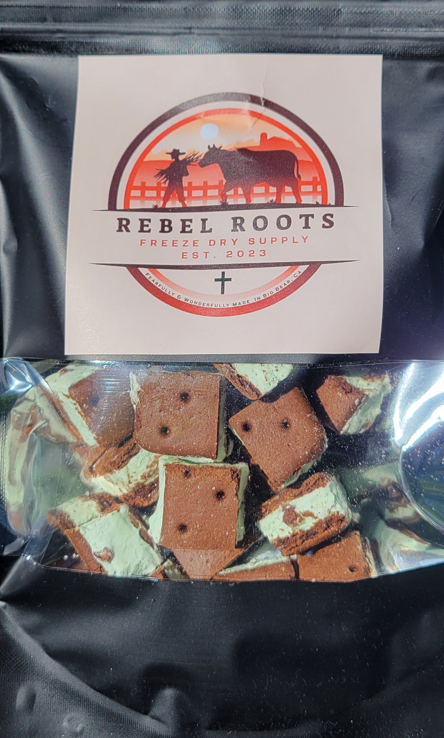 Mint & Chip Ice Cream Sandwich Bites