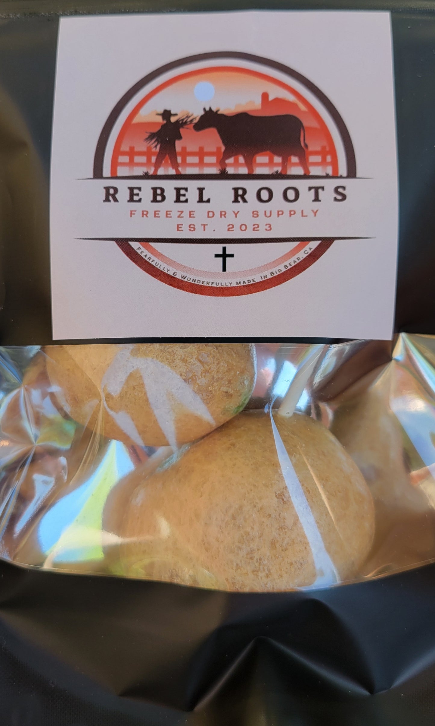 Freeze Dried Caramel Apple Pops